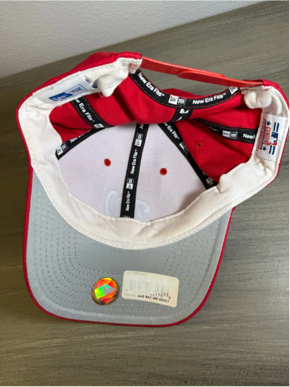 New Era MLB Washington Nationals Rookie Snapback Hat Cap Red White NWT Adult